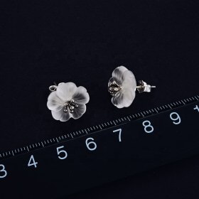 Original-design-Silver-Flower-Stud-earring-crystal (14)